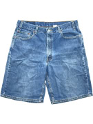 LEVI'S 550 DENIM SHORTS 90s RELAXED FIT ΜΠΛΕ UNISEX L