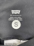 LEVI'S HIGH-RISE ATHLETIC LOGO LEGGINGS BLACK WOMEN'S S