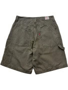 LEVIS CARGO SHORTS WORKWEAR OLIVE UOMO PRE OWNED S