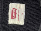 LEVIS CREWNECK MINIMAL BLACK MEN PRE OWNED L