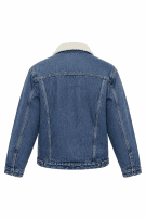 1988 LEVIS DENIM JACKET SHERPA BLUE ΑΝΤΡΙΚΟ PRE OWNED L