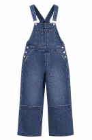 DICKIES DENIM OVERALLS VINTAGE BLUE WOMEN PRE OWNED L