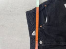 LEVIS DENIM SHORTS CLASSIC WASHED BLACK WOMAN PRE OWNED M