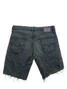 LEVI\'S bermuda in denim cut-off grigio unisex M