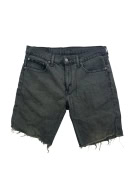 LEVI\'S bermuda in denim cut-off grigio unisex M