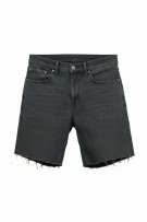 LEVI\'S bermuda in denim cut-off grigio unisex M