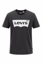 LEVIS GRAPHIC TEE BLACK MEN PRE OWNED S