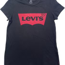 LEVIS GRAPHIC TEE MINIMAL ΜΑΥΡΟ ΓΥΝΑΙΚΕΙΟ PRE OWNED