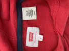 LEVIS HOODIE COLORBLOCK RED MEN PRE OWNED S