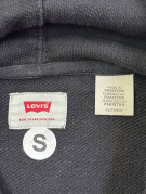 LEVIS HOODIE STREETWEAR ΜΑΥΡΟ UNISEX PRE OWNED XS