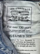 LEVI'S JEANS 507 Y2K LOGO ΜΠΛΕ UNISEX S