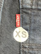 LEVIS JEANS MINIMAL FADED BLACK ΑΝΤΡΙΚΟ PRE OWNED XS