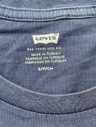 LEVIS GRAPHIC TEE CLASSIC NAVY MEN PRE OWNED S