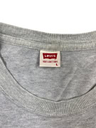LEVI'S ΜΠΛΟΥΖΑ ΜΑΚΡΥΜΑΝΙΚΗ CASUAL ΜΙΚΡΟ ΛΟΓΟΤΥΠΟ ΓΚΡΙ ΑΝΔΡΙΚΗ