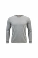 LEVI'S ΜΠΛΟΥΖΑ ΜΑΚΡΥΜΑΝΙΚΗ CASUAL ΜΙΚΡΟ ΛΟΓΟΤΥΠΟ ΓΚΡΙ ΑΝΔΡΙΚΗ
