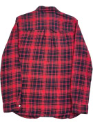 LEVI\'S CAMICIA BOYFRIEND FIT A QUADRI ROSSA DA UOMO M