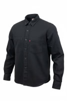 LEVI\'S CAMICIA DENIM CASUAL NERA UNISEX Small usata