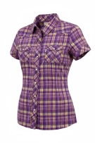 LEVI'S Short Sleeve Plaid Shirt Casual Purple Men's S