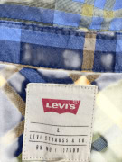 LEVI'S ΠΟΥΚΑΜΙΣΟ ΚΑΡΟ ΜΕ ΛΟΓΟΤΥΠΟ ΜΠΛΕ-ΚΙΤΡΙΝΟ ΑΝΔΡΙΚΟ L