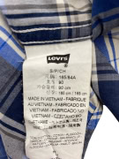 LEVI'S ΠΟΥΚΑΜΙΣΟ ΚΟΝΤΟΜΑΝΙΚΟ CHECKED WESTERN STYLE ΜΠΛΕ ΓΥΝΑΙΚΕΙΟ SMALL