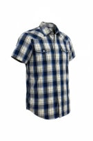 LEVI'S ΠΟΥΚΑΜΙΣΟ ΚΟΝΤΟΜΑΝΙΚΟ CHECKED WESTERN STYLE ΜΠΛΕ ΓΥΝΑΙΚΕΙΟ SMALL