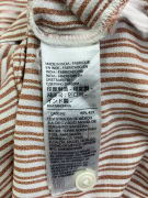 LEVI'S ΠΟΥΚΑΜΙΣΟ ΚΟΝΤΟΜΑΝΙΚΟ VINTAGE ΡΙΓΕ ΜΕ RED TAB ΚΑΦΕ/ΛΕΥΚΟ ΓΥΝΑΙΚΕΙΟ M