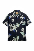 LEVI'S SHIRT WITH FLORAL PRINT BLACK MEN L