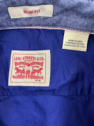LEVIS ΠΟΥΚΑΜΙΣΟ SLIM FIT ΜΕ ΛΟΓΟΤΥΠΟ ΜΠΛΕ ΑΝΔΡΙΚΟ M