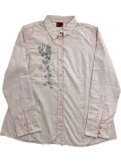 LEVI'S ΠΟΥΚΑΜΙΣΟ VINTAGE ΜΕ ΚΕΝΤΗΜΑ ΛΟΥΛΟΥΔΙΑ ΡΟΖ ΓΥΝΑΙΚΕΙΟ XL