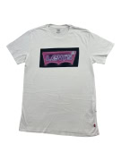LEVI'S T-SHIRT CASUAL NEON LOGO PRINT ΛΕΥΚΟ ΑΝΔΡΙΚΟ MEDIUM