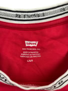 LEVI'S T-SHIRT CROP TOP LOGO NECKLINE ΚΟΚΚΙΝΟ ΓΥΝΑΙΚΕΙΟ L