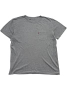 LEVI\'S T-SHIRT CON TASCHINO CASUAL RED TAB GRIGIO DA UOMO LARGE