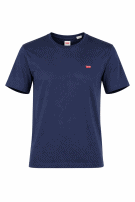 LEVIS T SHIRT MINIMAL NAVY MEN PRE OWNED L