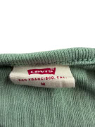 LEVI'S T-Shirt Ribbed Cardigan Style Sage Green Γυναικείο Medium