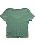 LEVI'S T-Shirt Ribbed Cardigan Style Sage Green Γυναικείο Medium