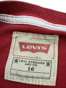 LEVI'S T-Shirt Two Horse Logo Vintage Κόκκινο Unisex Small (16)