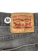 LEVIS JEANS WASHED GRIGIO UOMO PRE OWNED M