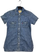 LEVI\'S CAMICIA DI JEANS BLU DA DONNA XS