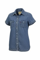 LEVI\'S CAMICIA DI JEANS BLU DA DONNA XS