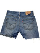 LEVIS SHORTS IN DENIM VINTAGE WASHED BLU UOMO PRE OWNED M