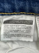 LEVI\'S Bermuda jeans con strappi light blue unisex L