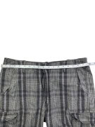 LEVIS BERMUDA CARGO UTILITY GRIGIO TARTAN UOMO PRE OWNED XL