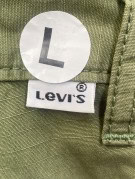 LEVIS BERMUDA CARGO UTILITY OLIVE UOMO PRE OWNED L