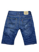 Levi’s 504 Shorts in denim dritti con logo blu da uomo L