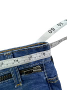 Levi’s 504 Shorts in denim dritti con logo blu da uomo L