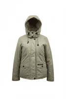 Levi’s Giacca Parka Casual con Cappuccio Beige da Donna S
