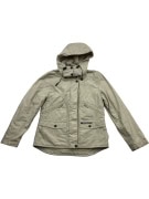Levi’s Giacca Parka Casual con Cappuccio Beige da Donna S