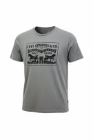 Levi’s Ανδρικό T-Shirt Γκρι με Logo Print