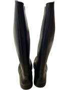 LIU JO RAIN BOOTS MINIMAL BLACK WOMENS PRE OWNED EU 38