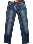 LIU JO Jeans Τζιν Παντελόνι VINTAGE Λογότυπο Μπλε Γυναικείο XS